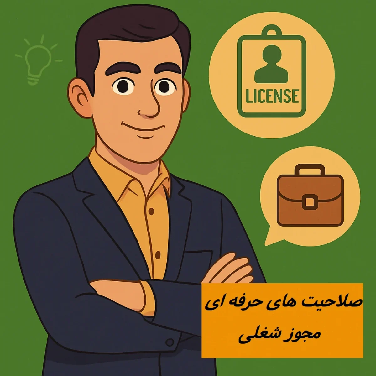 صلاحیت حرفه ای و مجوز شغلی